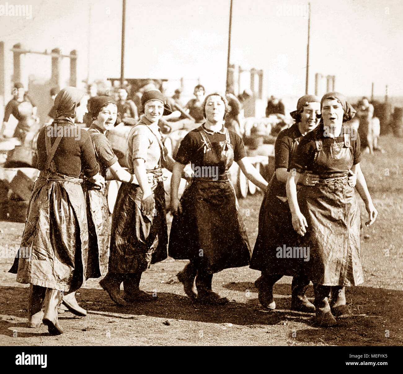 Scottish fisher girls (herring gutters and packers), Great Yarmouth