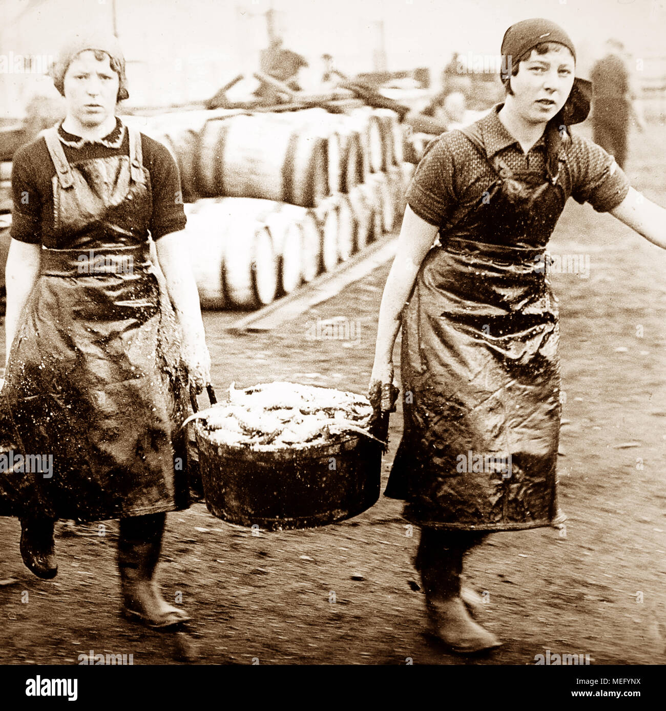 Scottish fisher girls (herring gutters and packers), Great Yarmouth