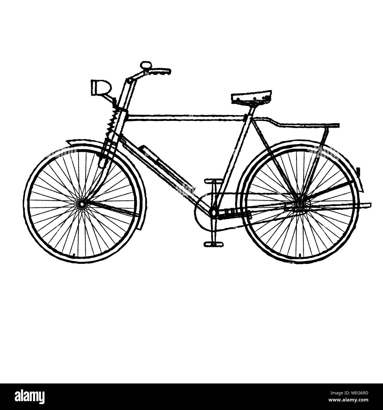Bike Clip Art Black And White