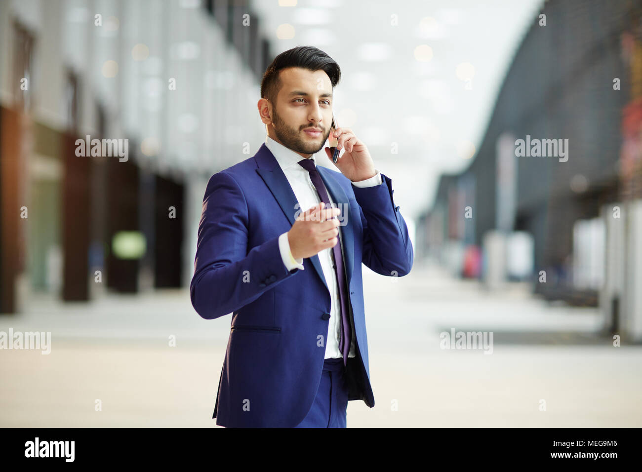 Mobile consulting Stock Photo