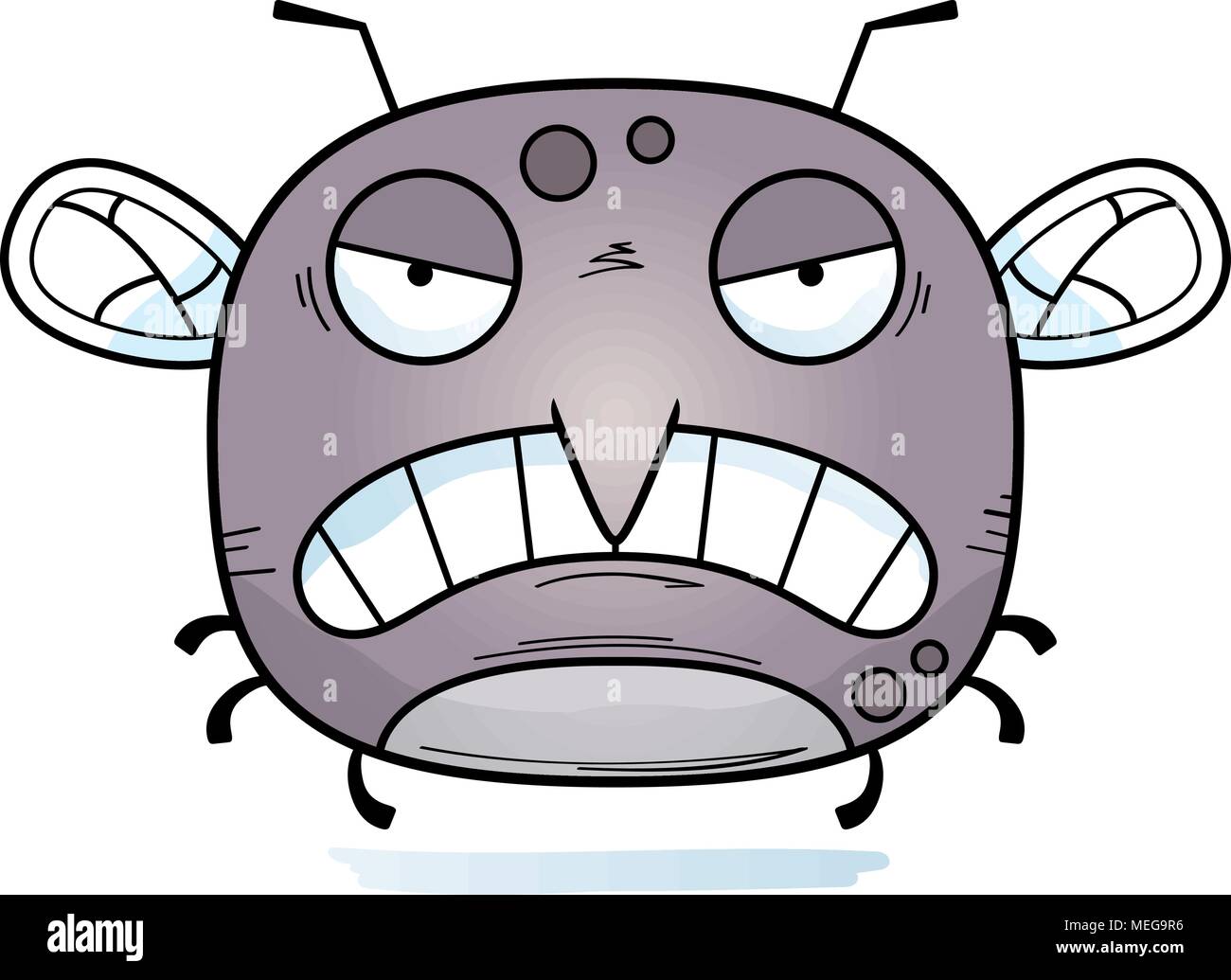 A cartoon illustration of a mosquito looking angry Stock Vector Image & Art  - Alamy