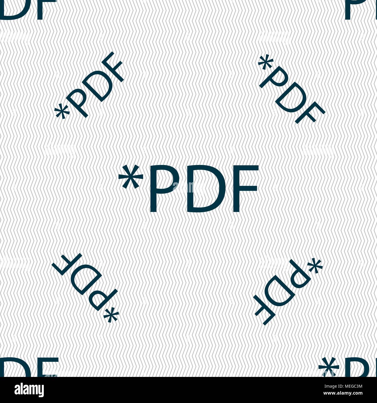 PDF file document icon. Download pdf button. PDF file extension symbol ...