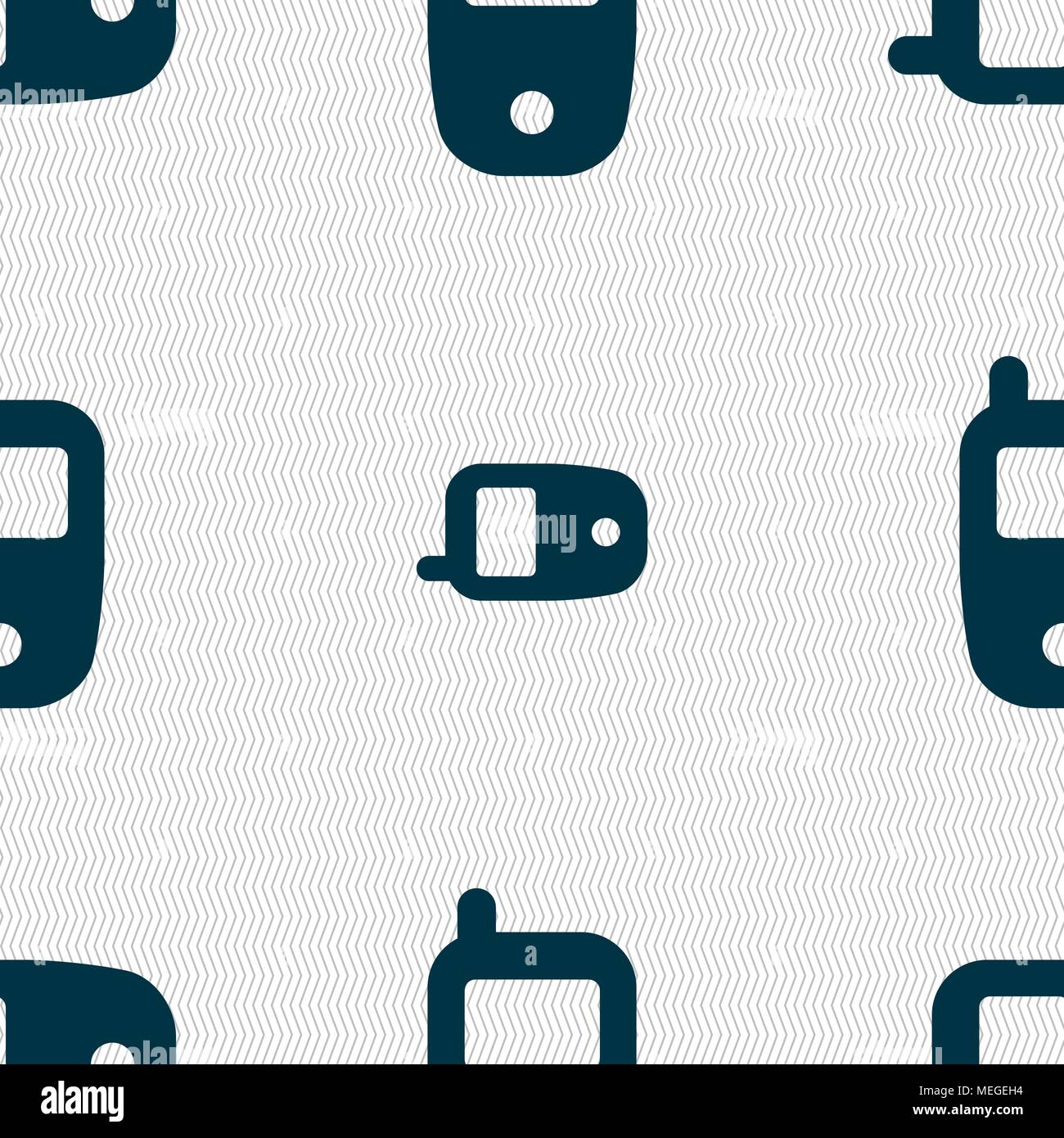 Mobile telecommunications technology symbol. Seamless abstract ...