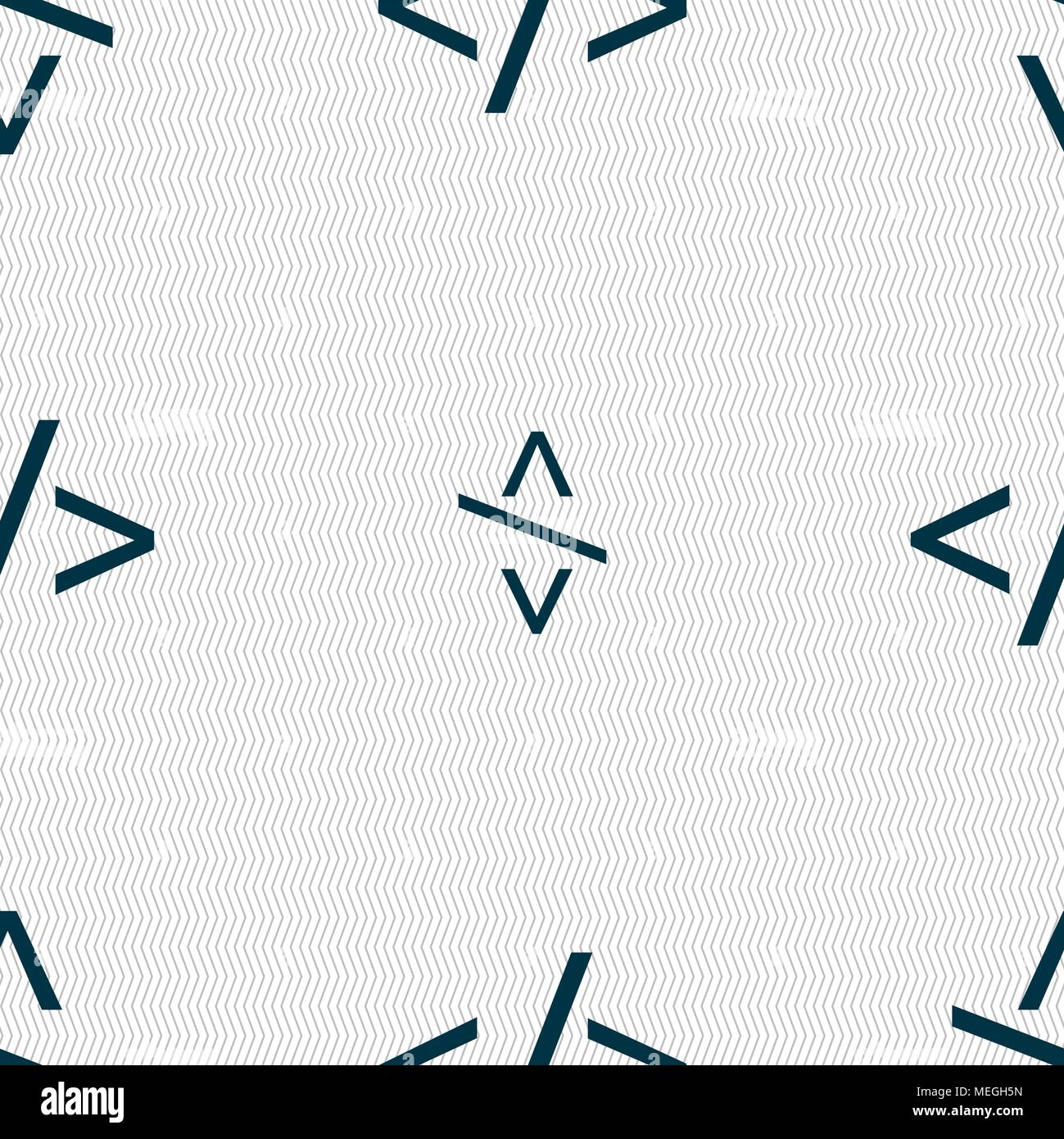 Code sign icon. Programming language symbol. Seamless abstract ...