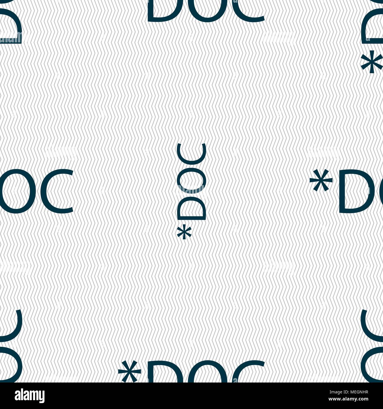 File document icon. Download doc button. Doc file extension symbol ...