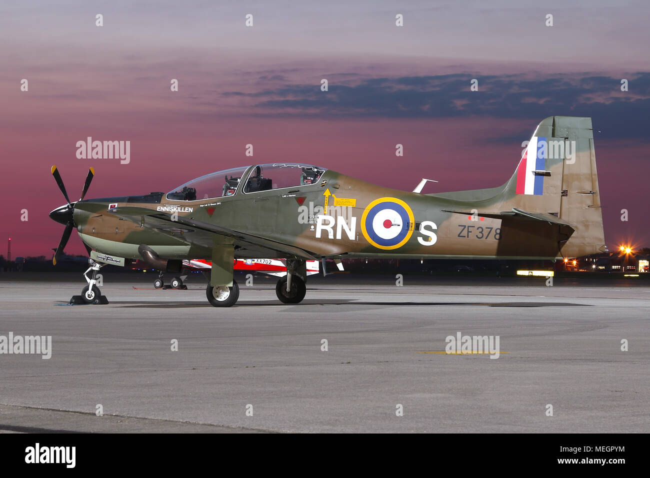 Royal Air Force Short Tucano T1 Stock Photo