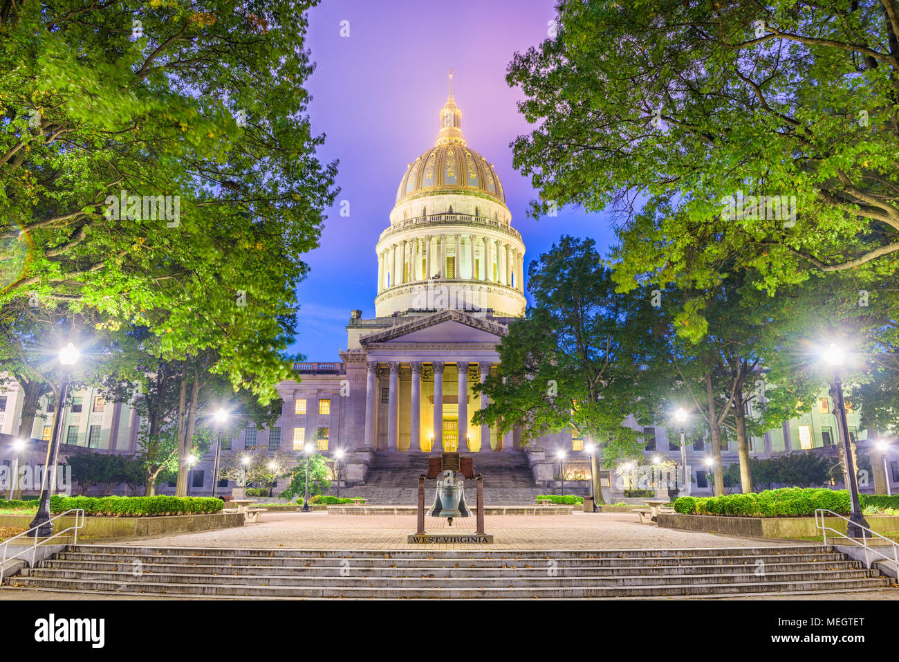 West Virginia State Capitol in Charleston, West Virginia, USA. Stock Photo