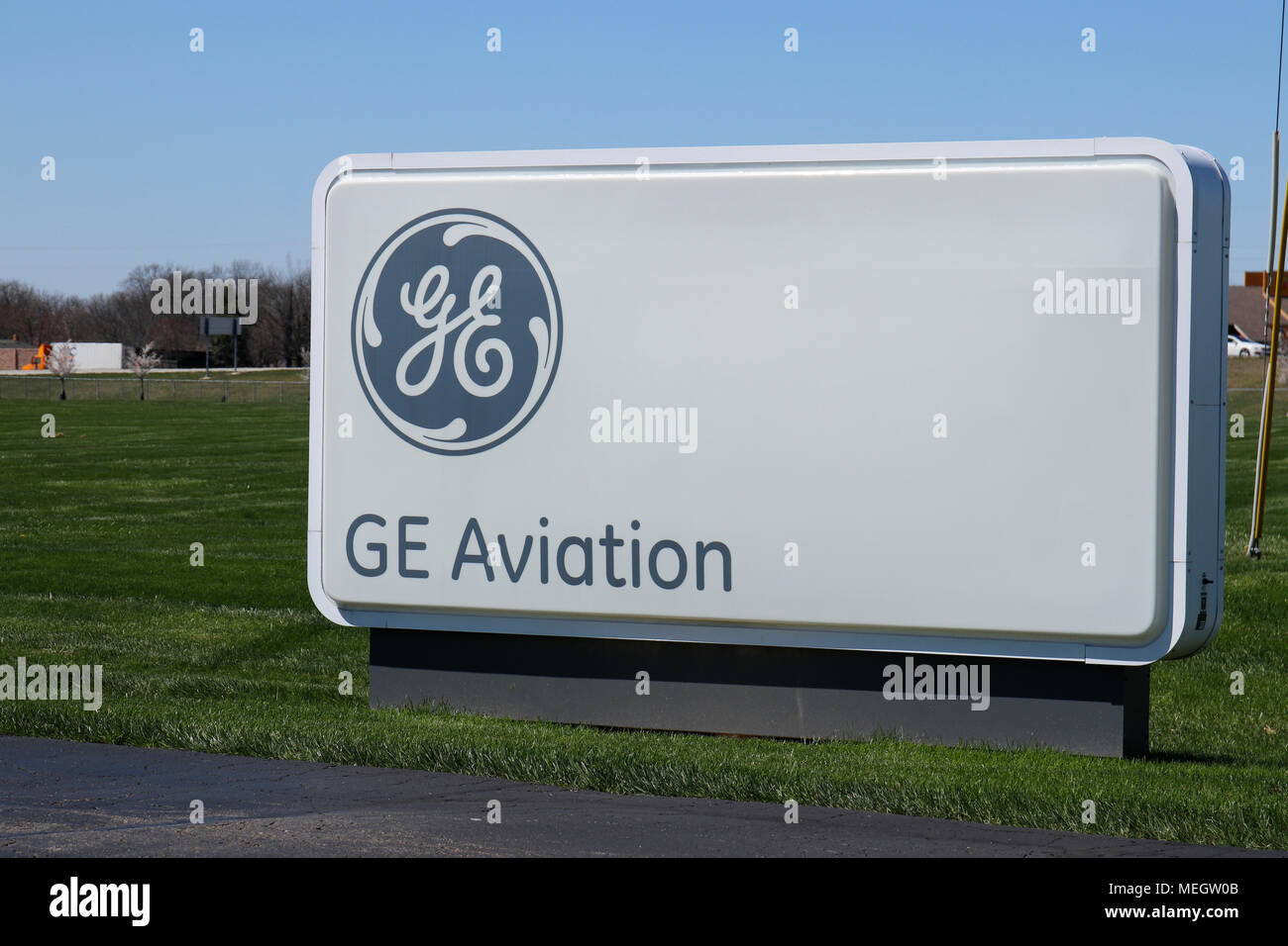 Vandalia Circa April 2018 General Electric Aviation Facility. GE