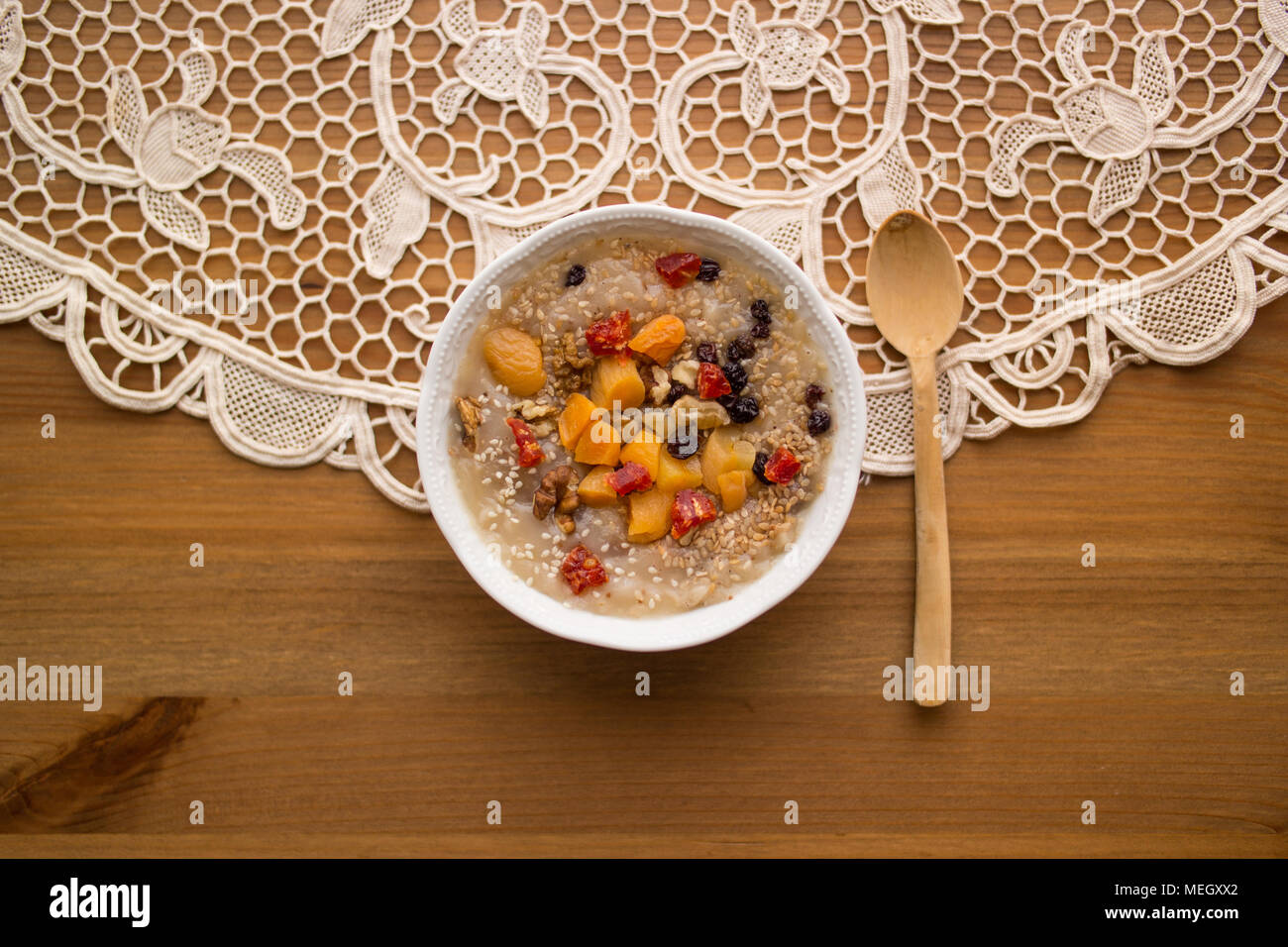Turkish Traditional Dessert Ashure (Noah's Pudding Stock Photo - Alamy
