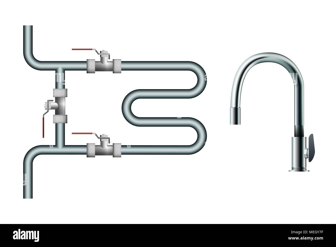 Leaking radiator Stock Vector Images Alamy