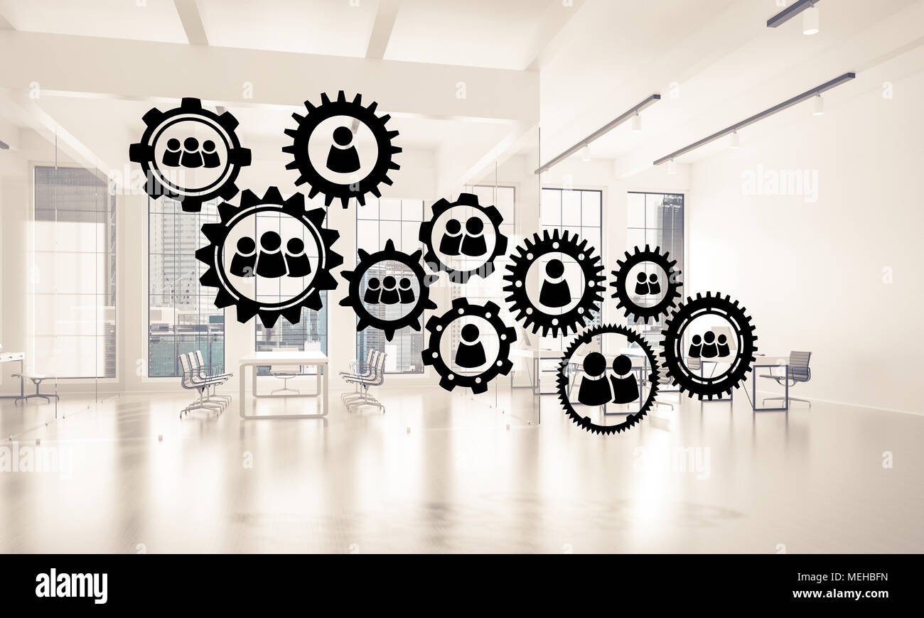 Networking and wireless connection as concept for effective mode Stock ...