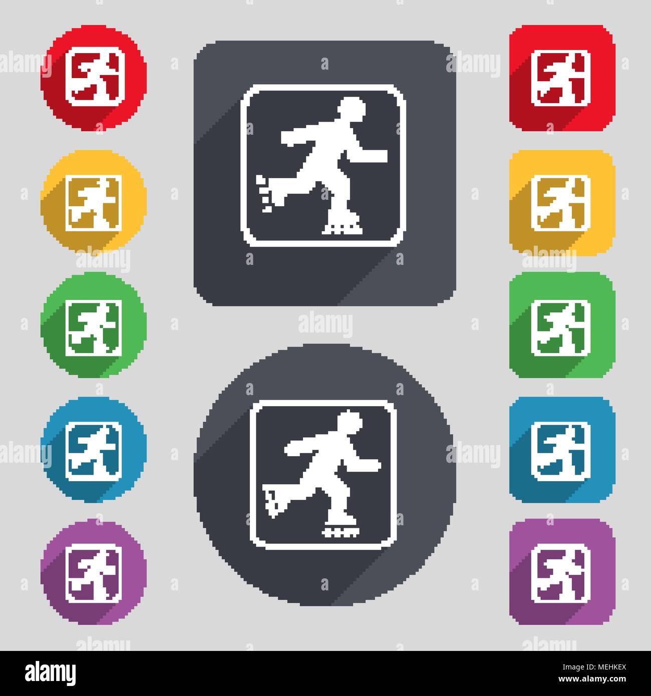 Quad art set Stock Vector Images - Alamy