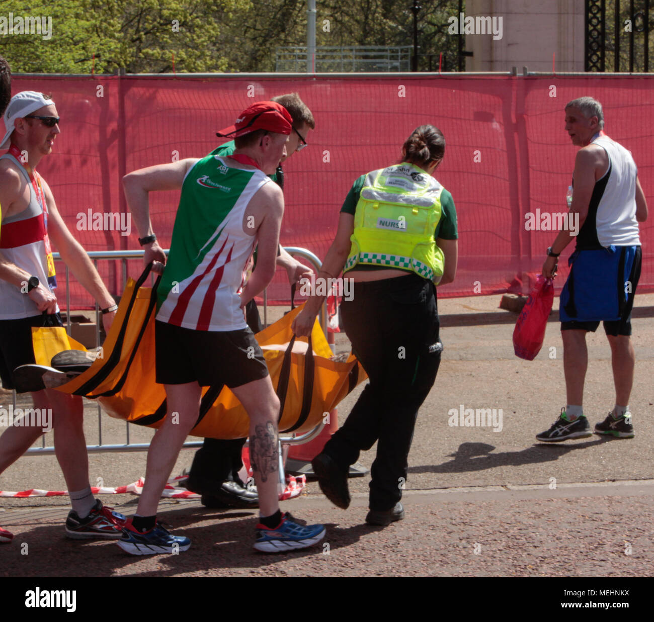 London UK 22 April 2018 The London Marathon was run in London UK 22 April 2018 The London Marathon was run in