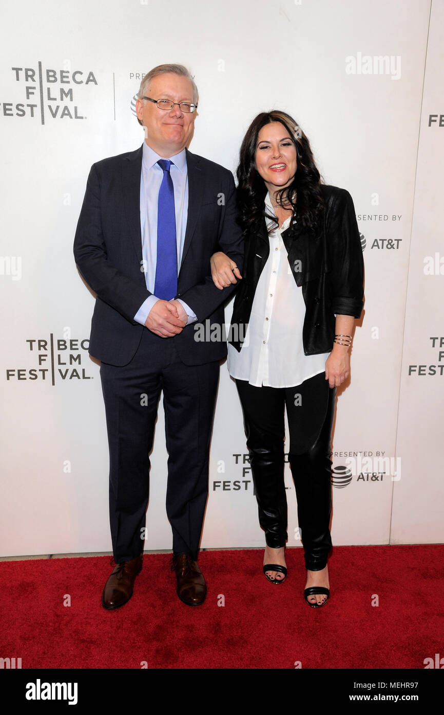 New York, USA, 21 April 2018. Steve Young and Dava Whisenant attend the