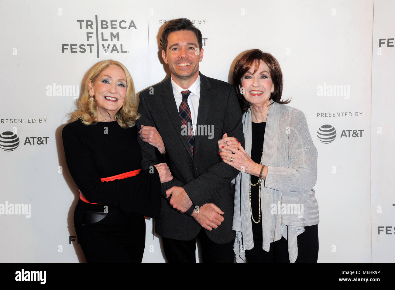 New York, USA, 21 April 2018. Sandra Geller Ozzy Inguanzo, and Dava