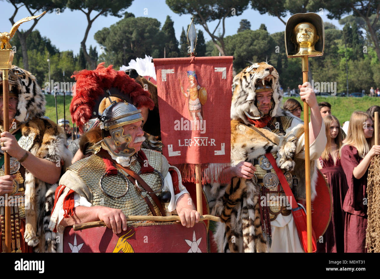 Rome, Italy. 22nd April, 2018. Natale di Roma in Rome, Italy. Rome ...