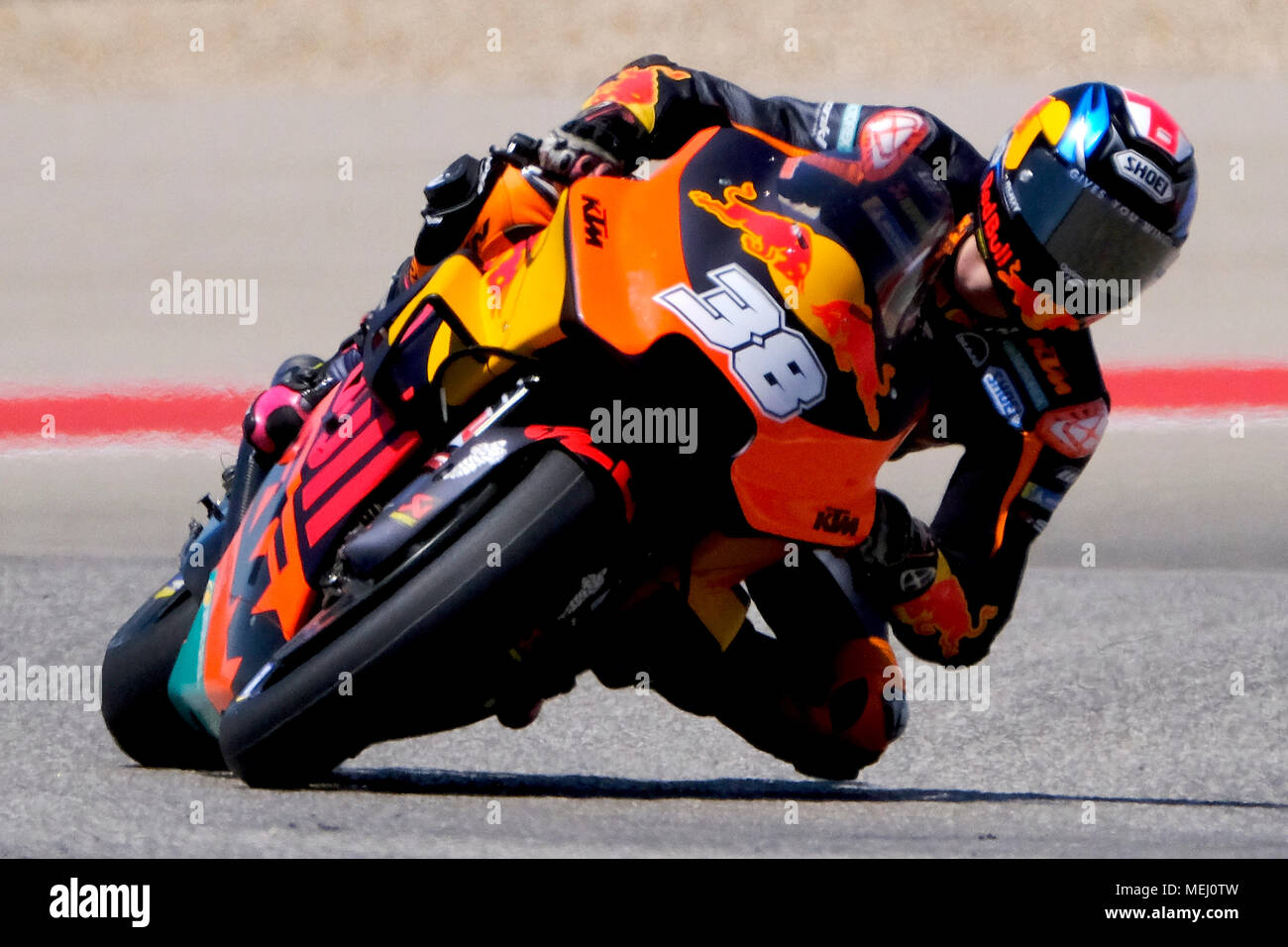 April 22, 2018. Bradley Smith #38 Red Bull KTM Factory Racing in action  during the MotoGP at the Circuit of the Americas in Austin Texas.Robert  Backman/Cal Sport Media Stock Photo - Alamy