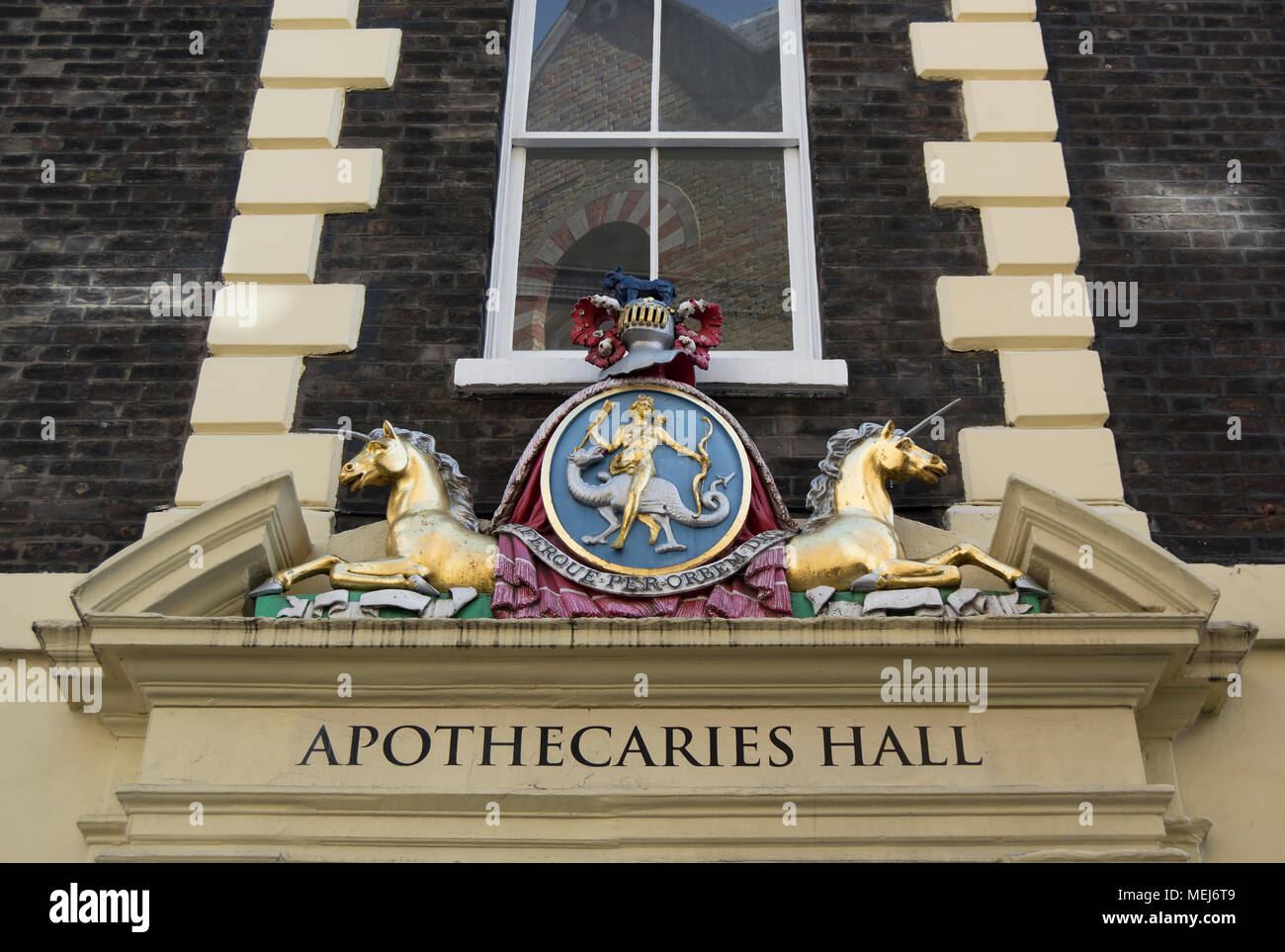 exterior of apothecaries hall, a livery company in the city of london Stock Photo