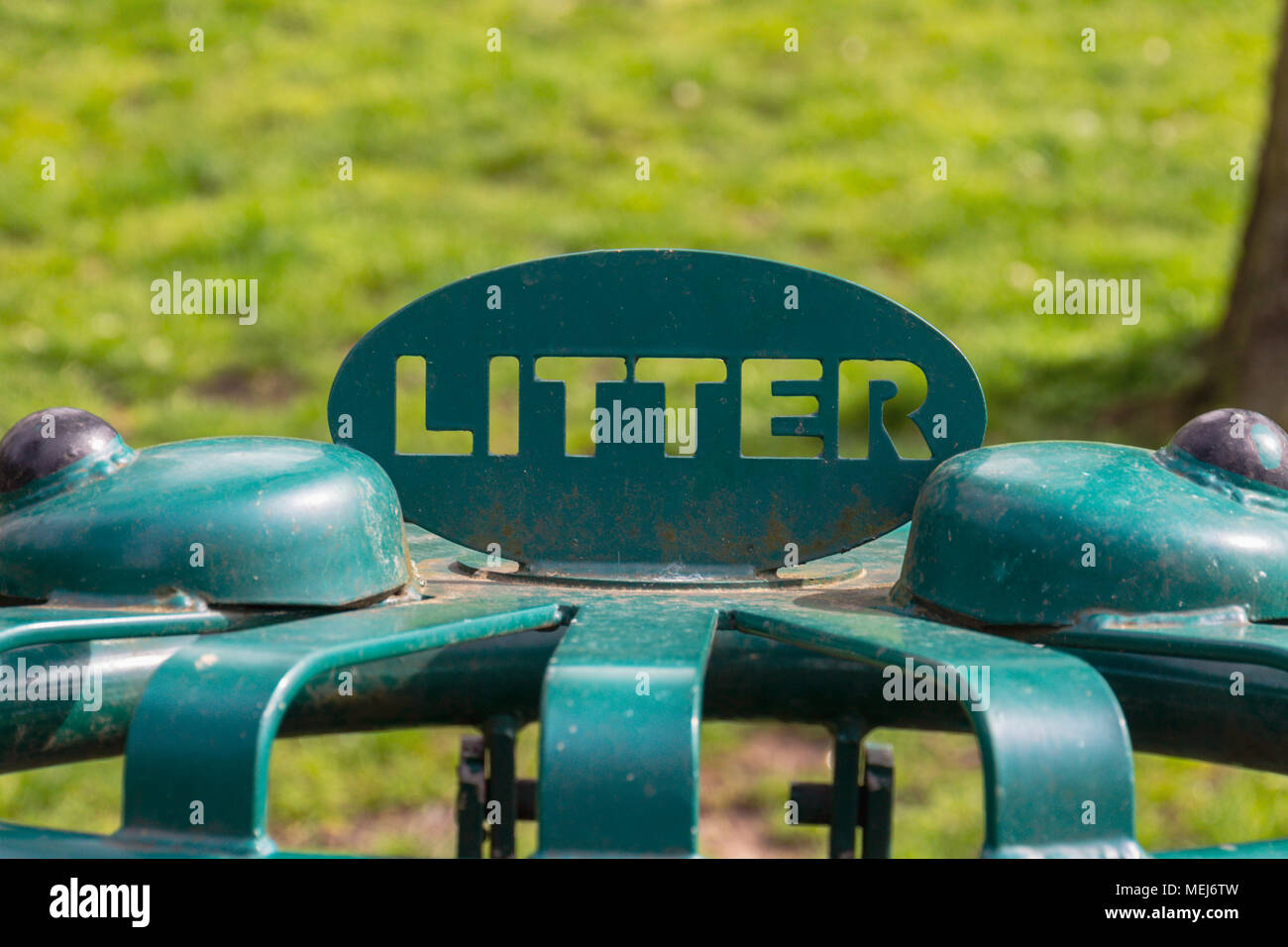 Municipal litter bin hi-res stock photography and images - Alamy