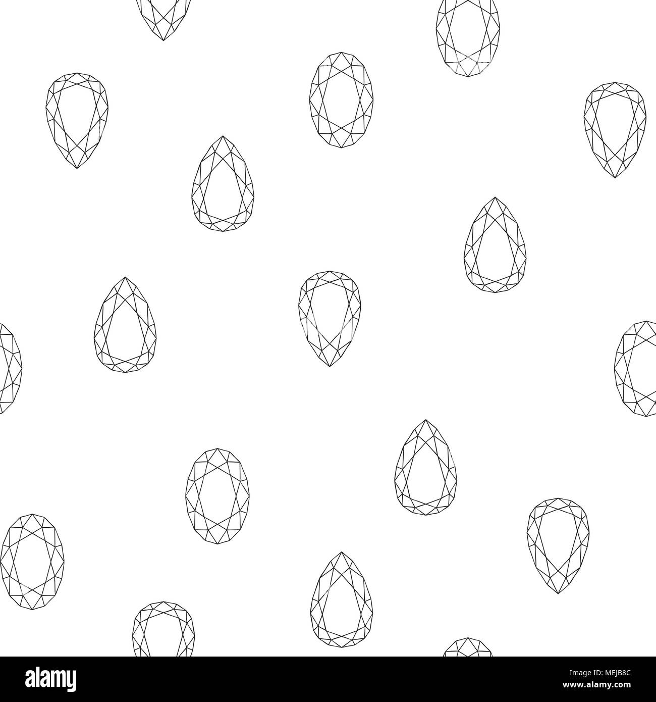 Seamless pattern with polygonal diamond shapes . Vector background ...
