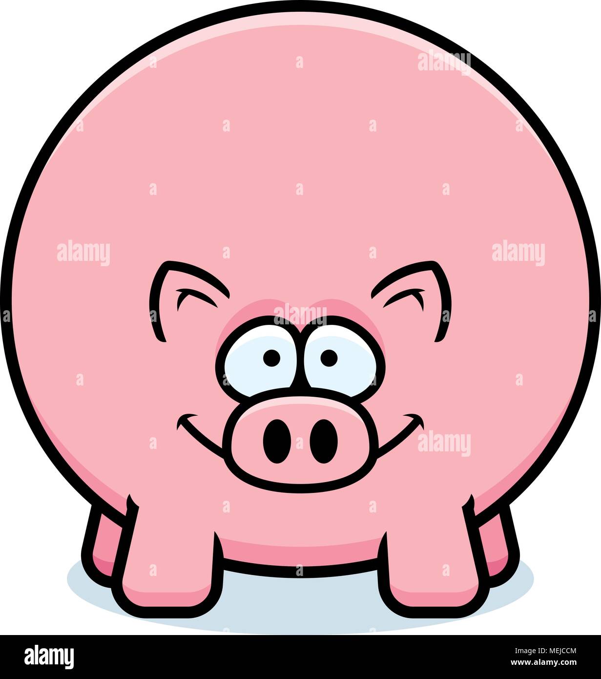 Happy pig smiling Stock Vector Images - Alamy
