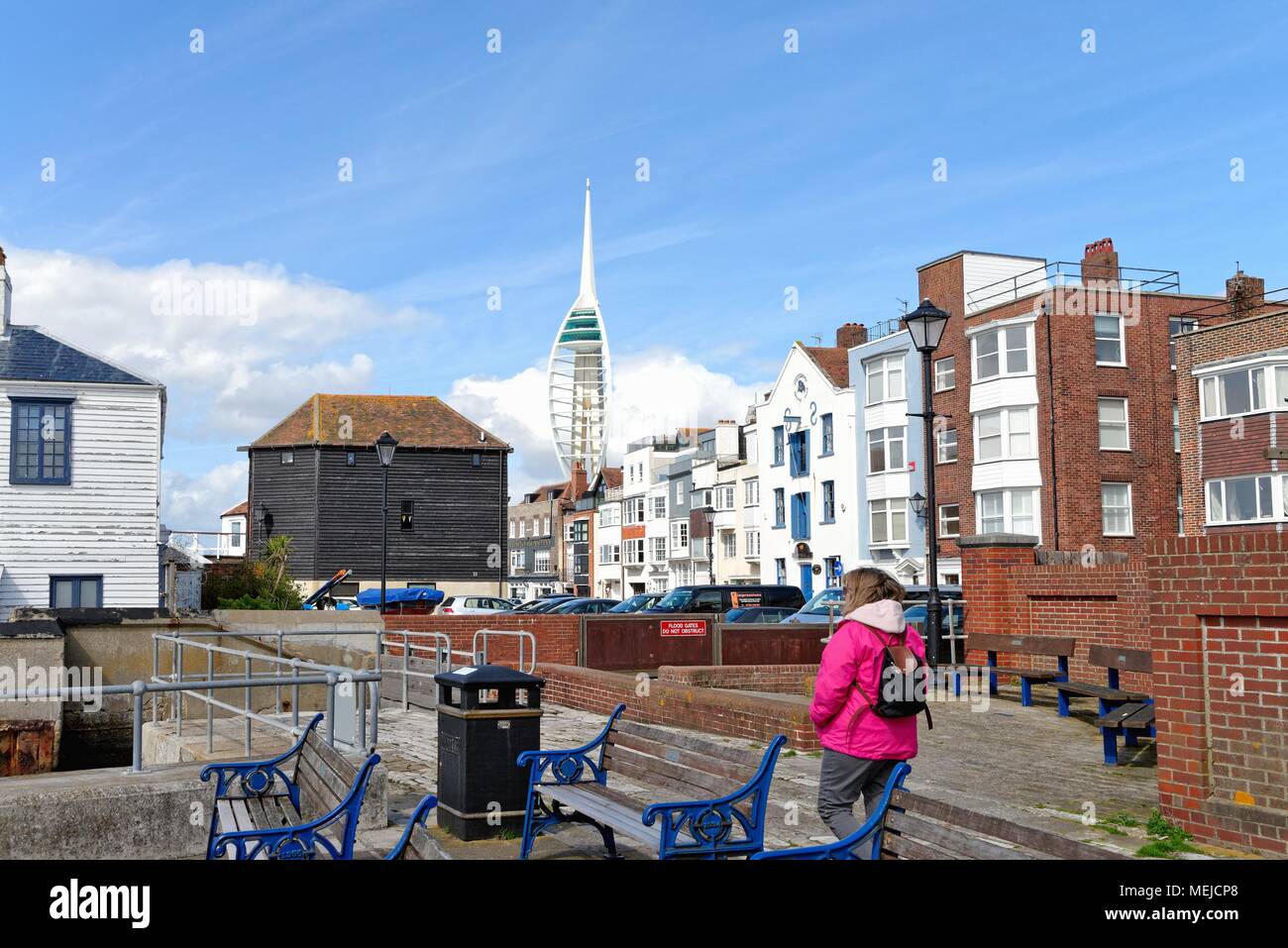 Tower house old portsmouth england hires stock photography and images