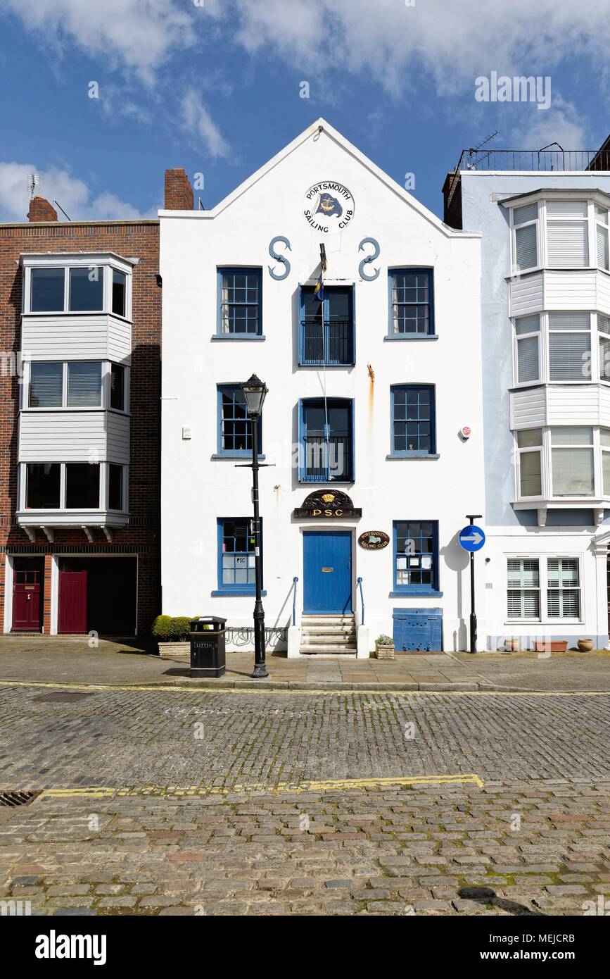 Headquarters of the Portsmouth sailing club, Bath Square Portsmouth