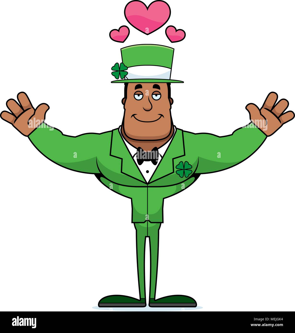 A cartoon Irish man ready to give a hug Stock Vector Image & Art Alamy