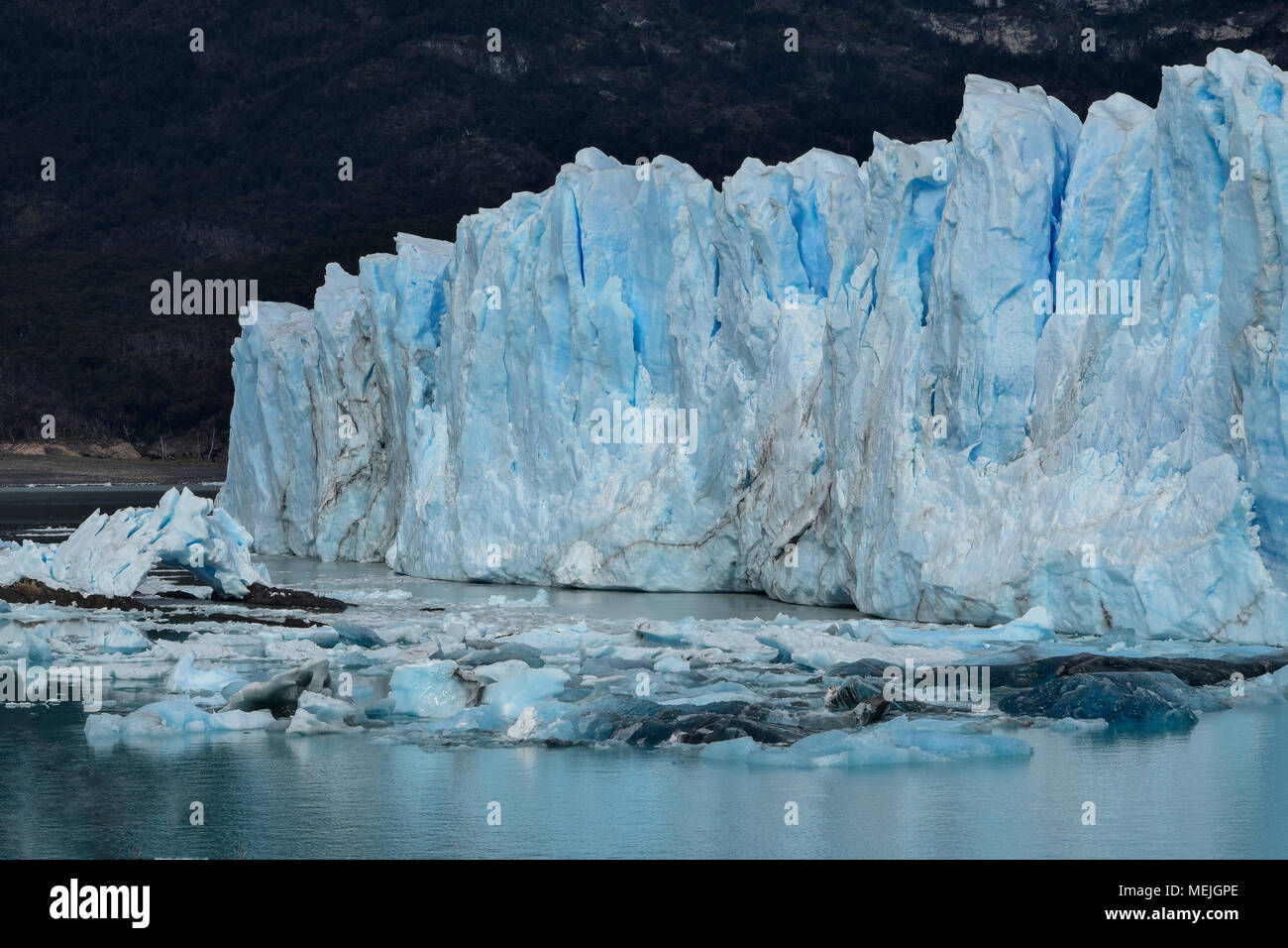 The perito Moreno glacier in patagonia (Argentina) Stock Photo