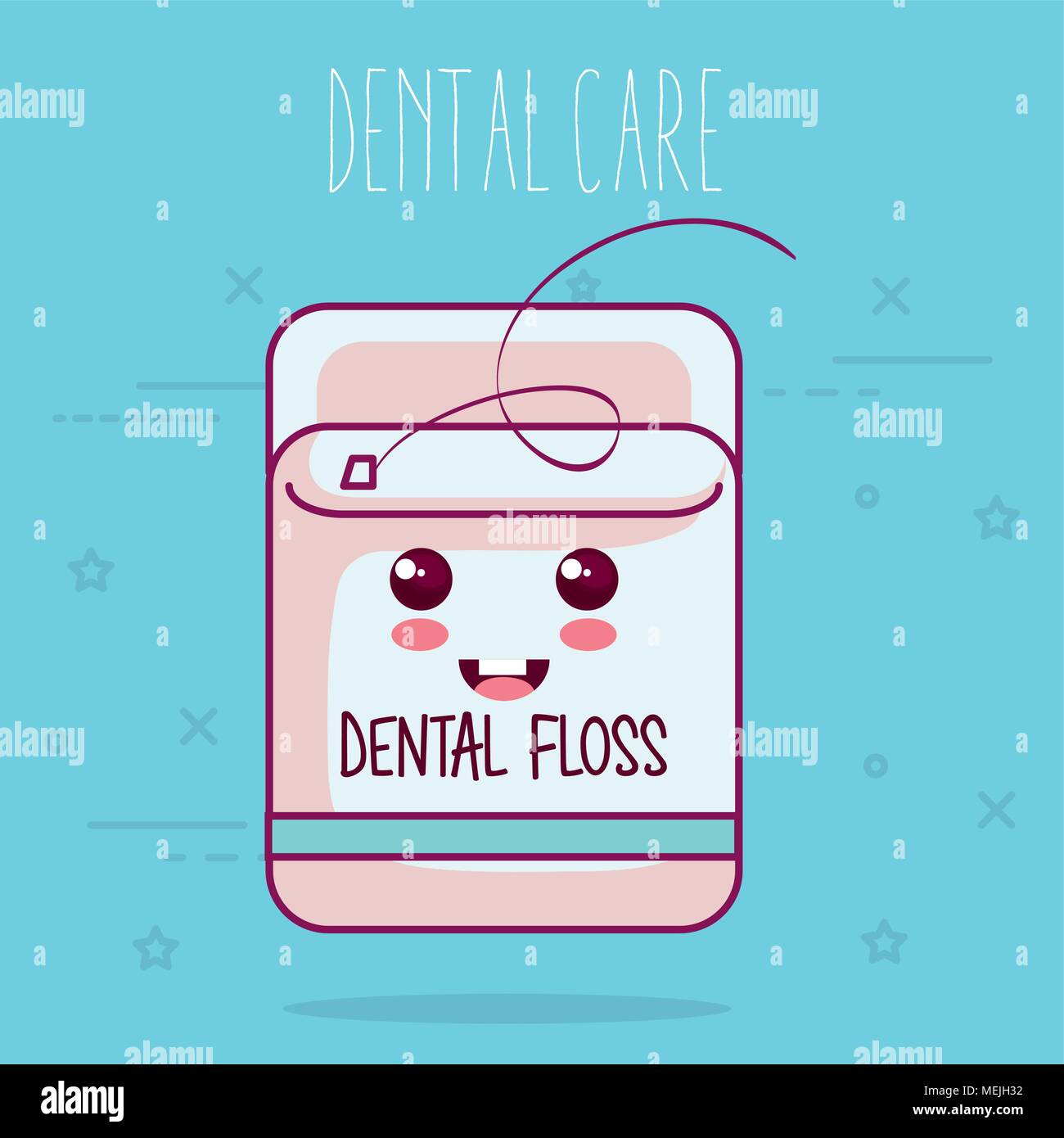 dental floss health care icon Stock Vector Image & Art - Alamy