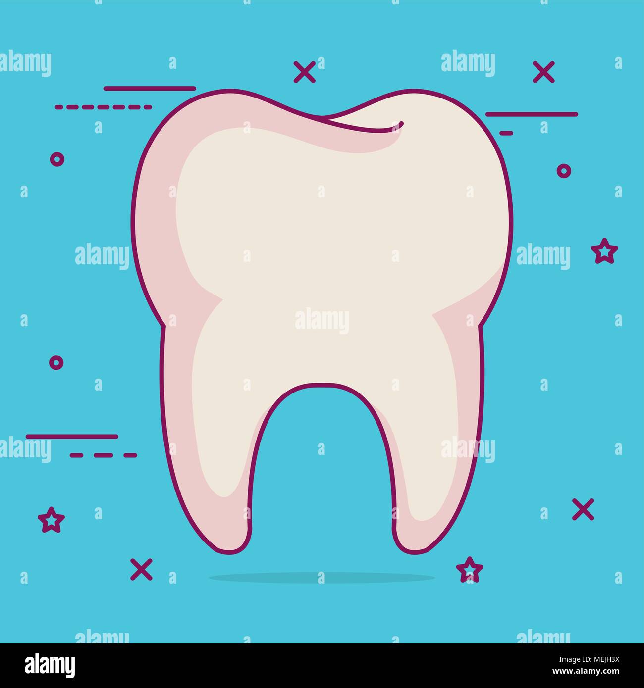 tooth dental care icon Stock Vector Image & Art - Alamy