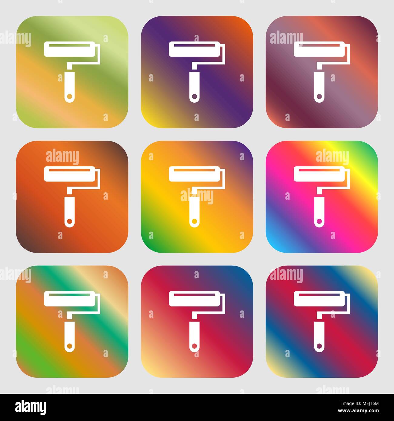 Paint roller icon Stock Vector Image & Art - Alamy