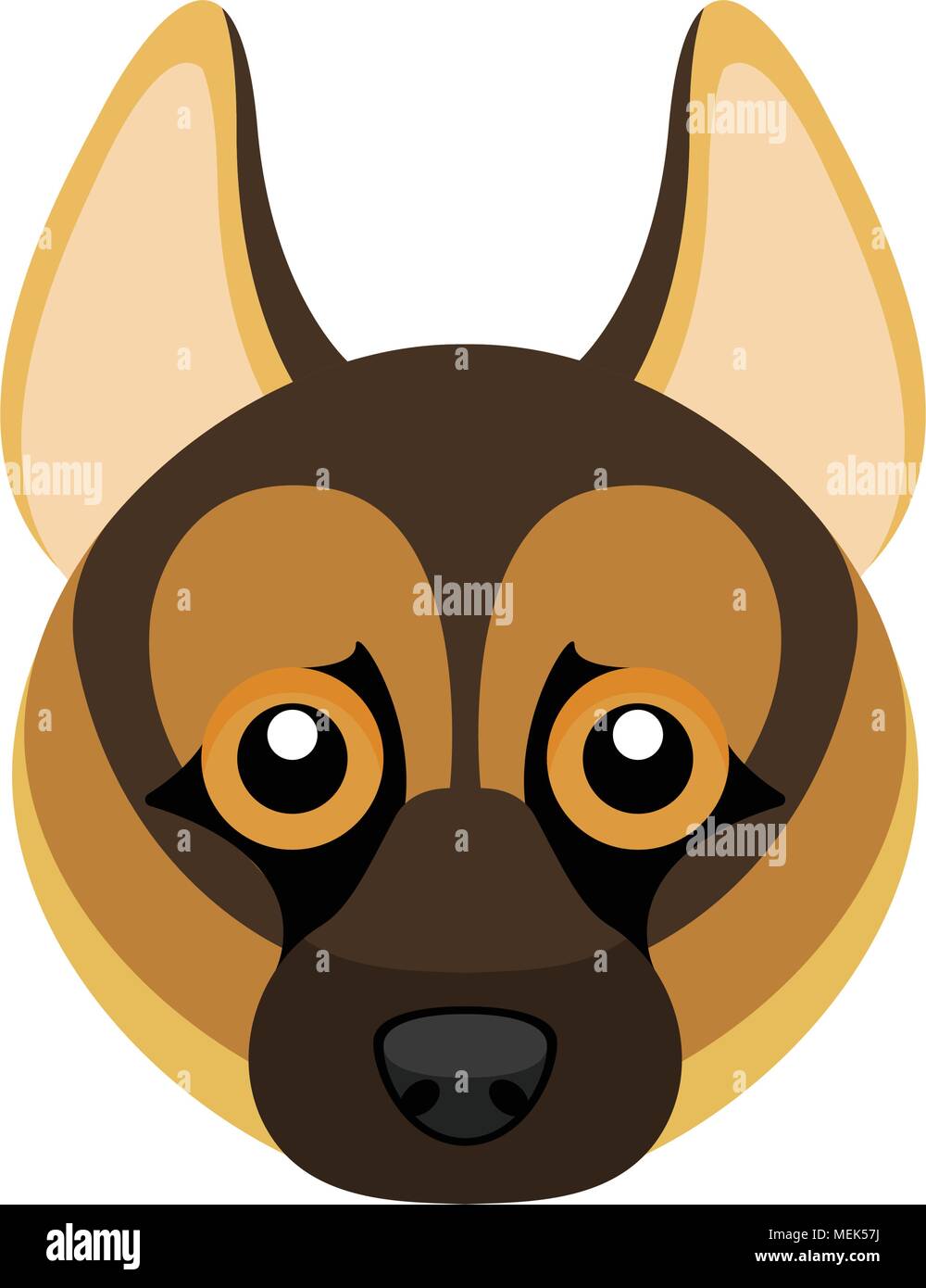 German shepherd dog avatar Stock Vector Image & Art - Alamy