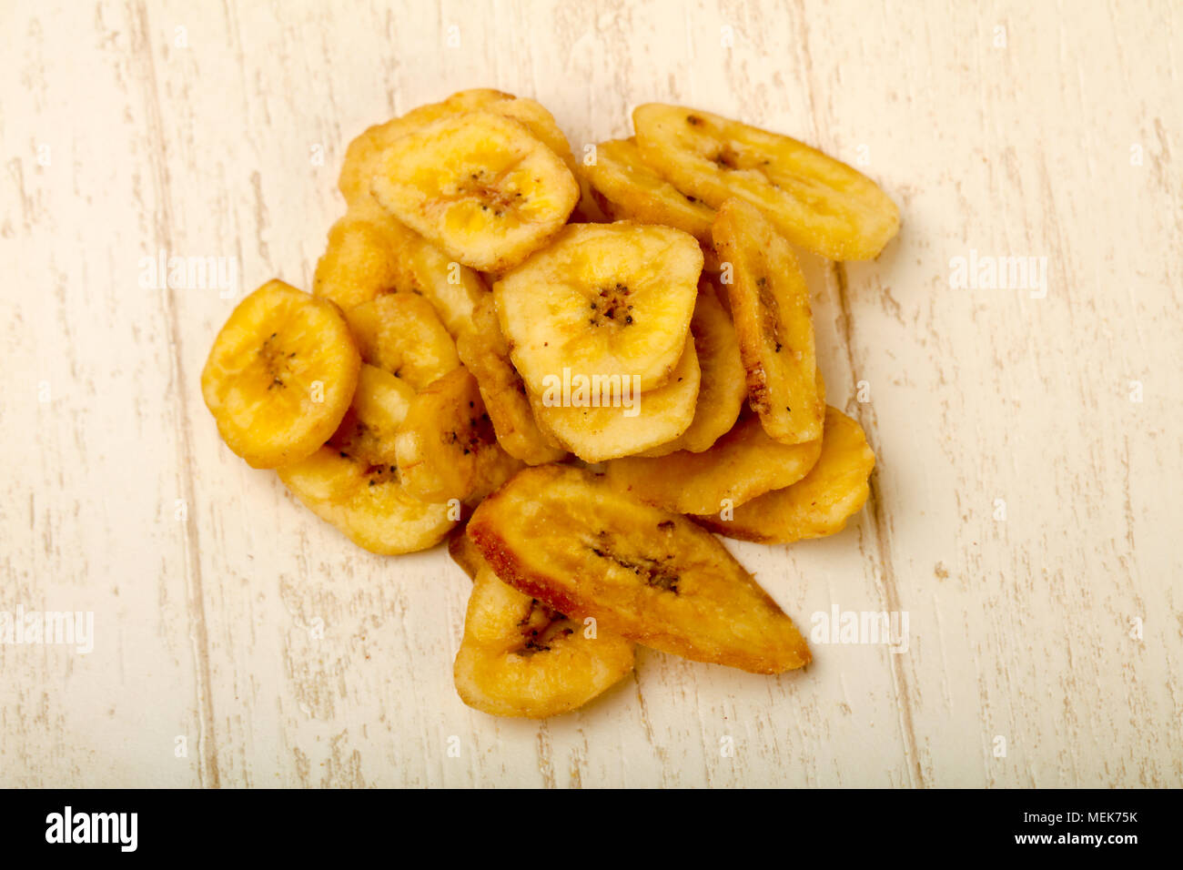 Dry banana chips Stock Photo Alamy
