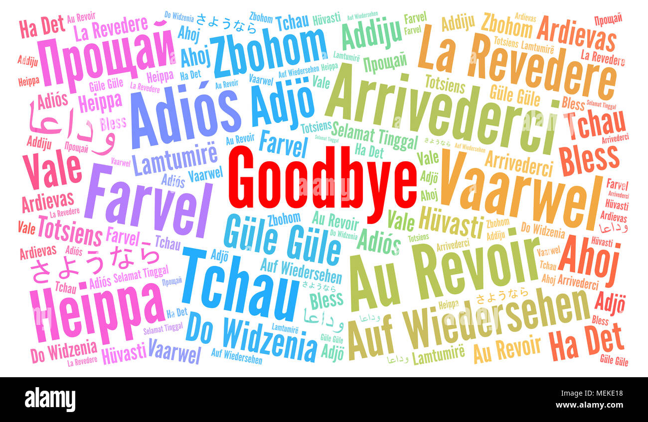 goodbye-in-different-languages-word-cloud-stock-photo-alamy