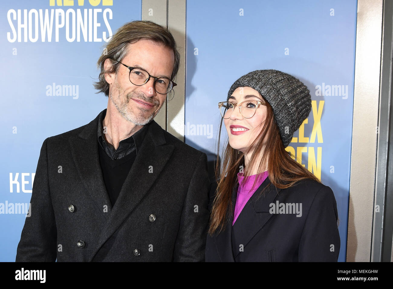 Carice van Houten and Guy Pearce attend the premiere of 'Showponies
