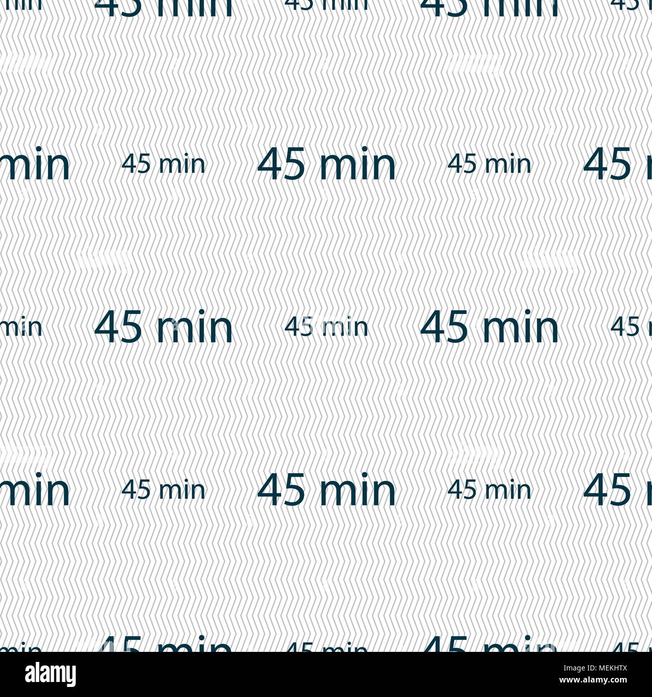 45 Minutes Sign Icon Seamless Abstract Background With Geometric 45-minutes-sign-icon-seamless-abstract-background-with-geometric
