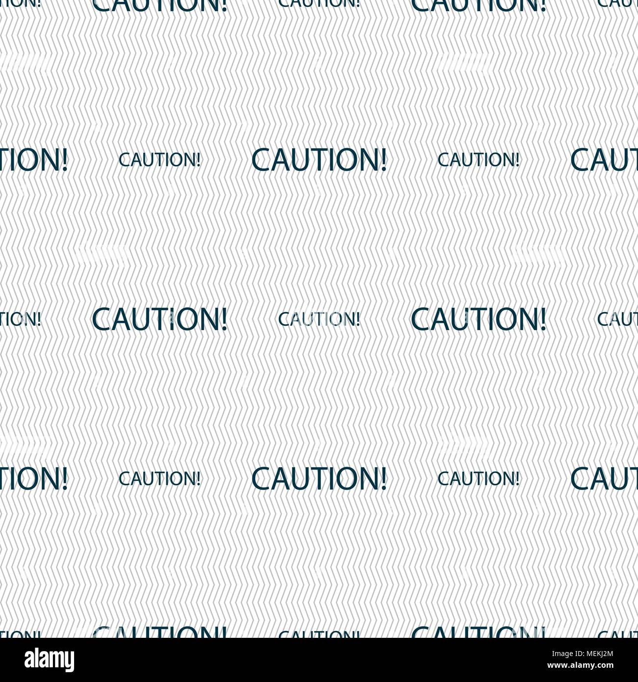 Attention caution sign icon. Exclamation mark. Hazard warning symbol ...
