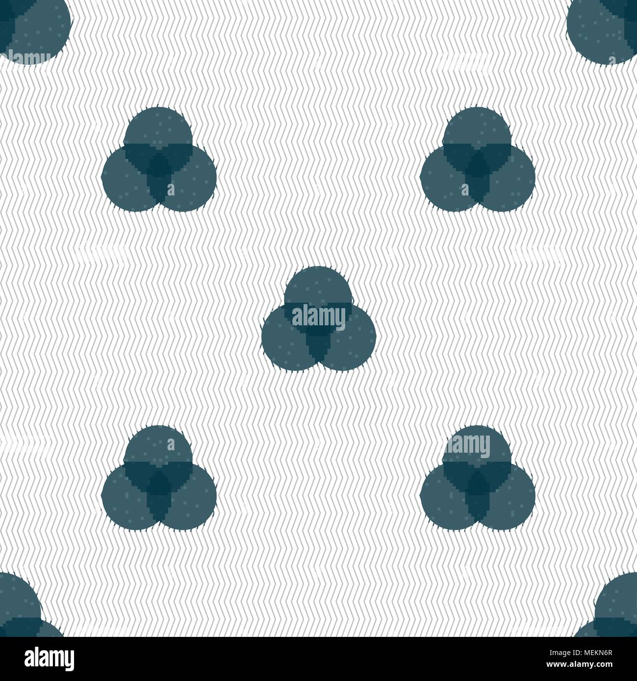 Color scheme icon sign. Seamless abstract background with geometric ...