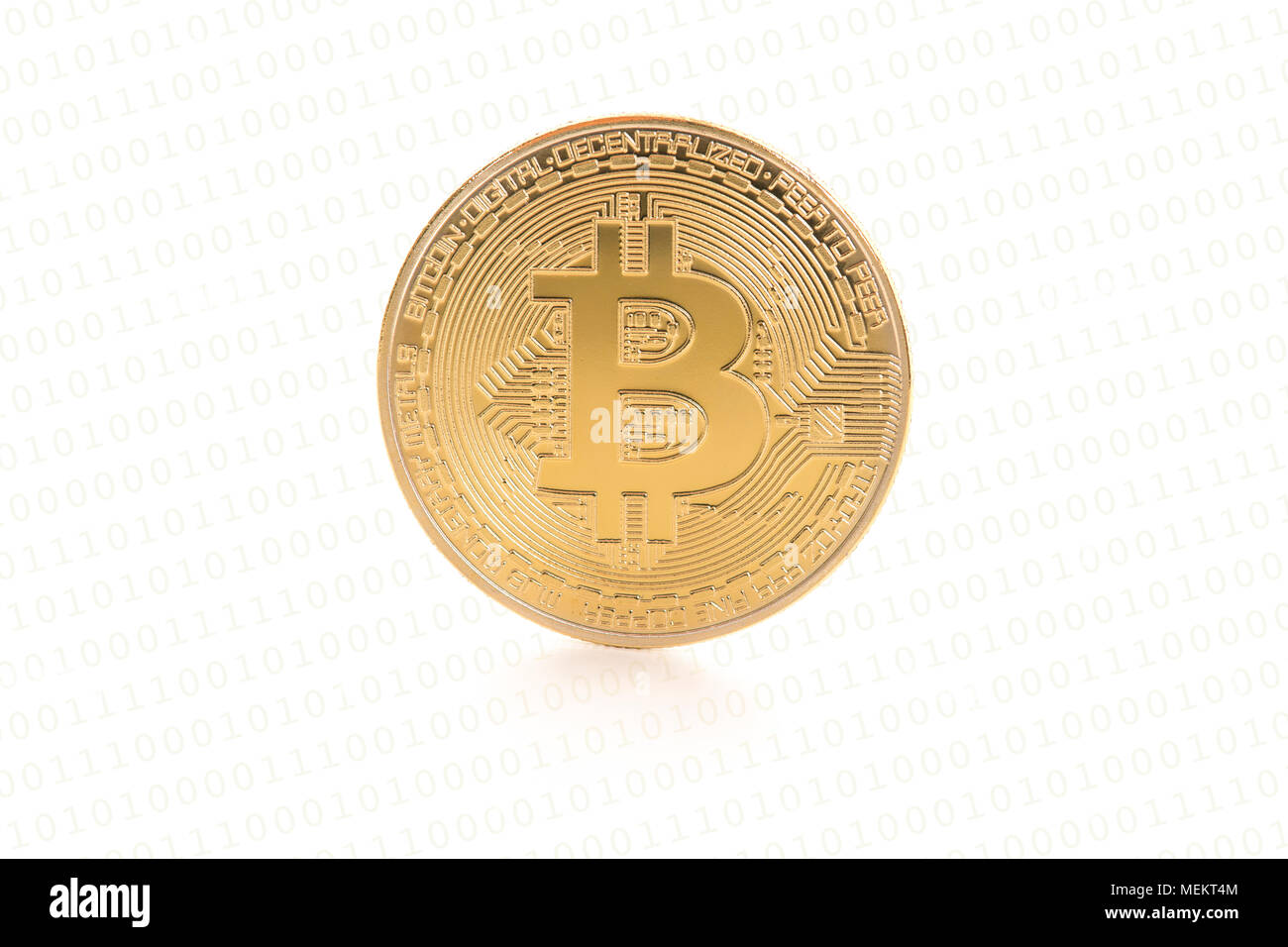 Cryptocurrency bitcoin digital numbers Cut Out Stock Images & Pictures -  Alamy