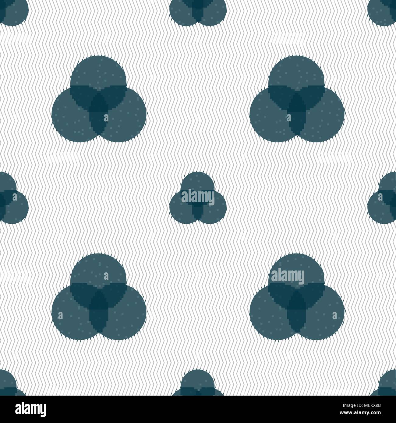 Color scheme icon sign. Seamless abstract background with geometric ...
