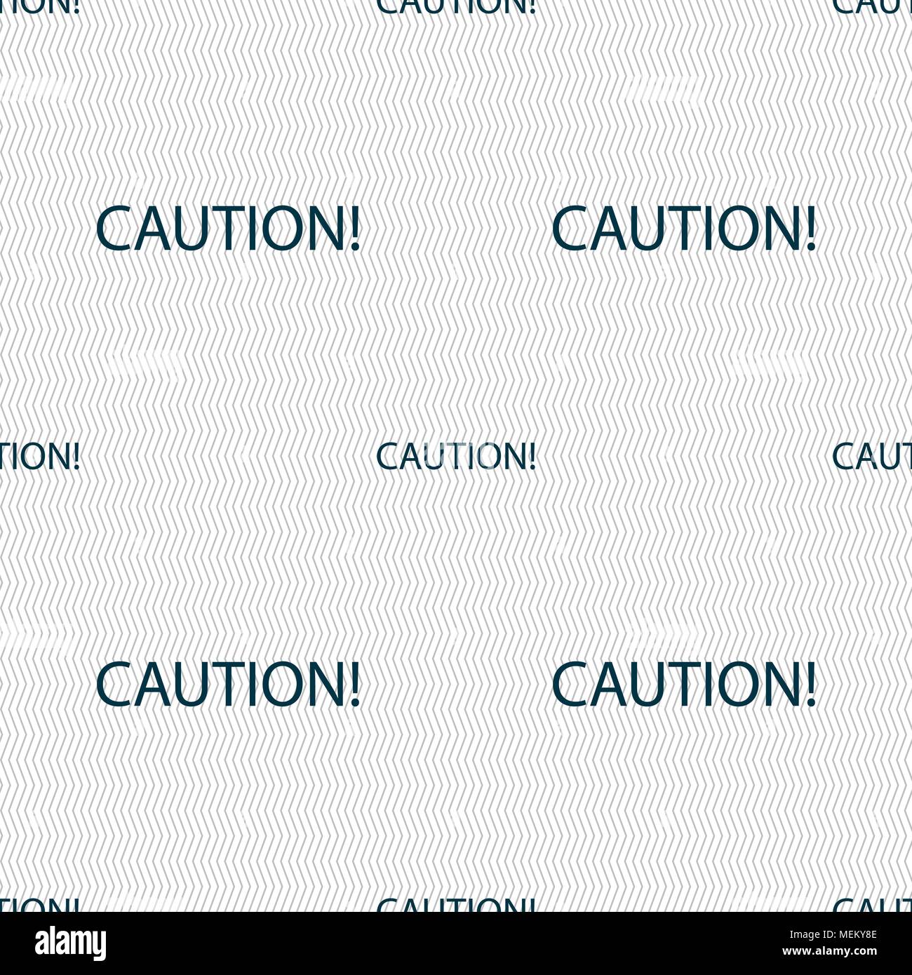 Attention caution sign icon. Exclamation mark. Hazard warning symbol ...