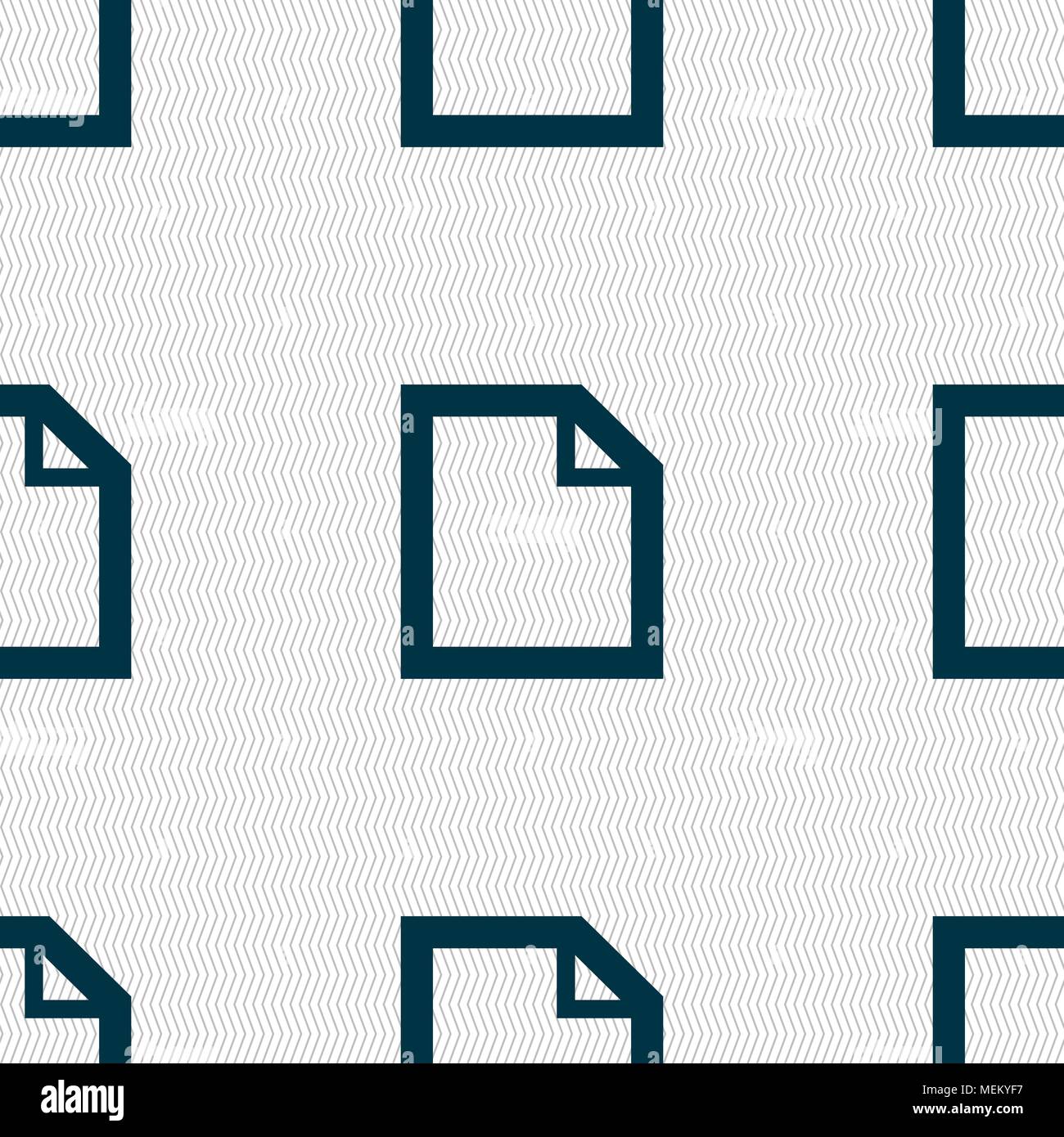 Edit document sign icon. content button. Seamless abstract background ...
