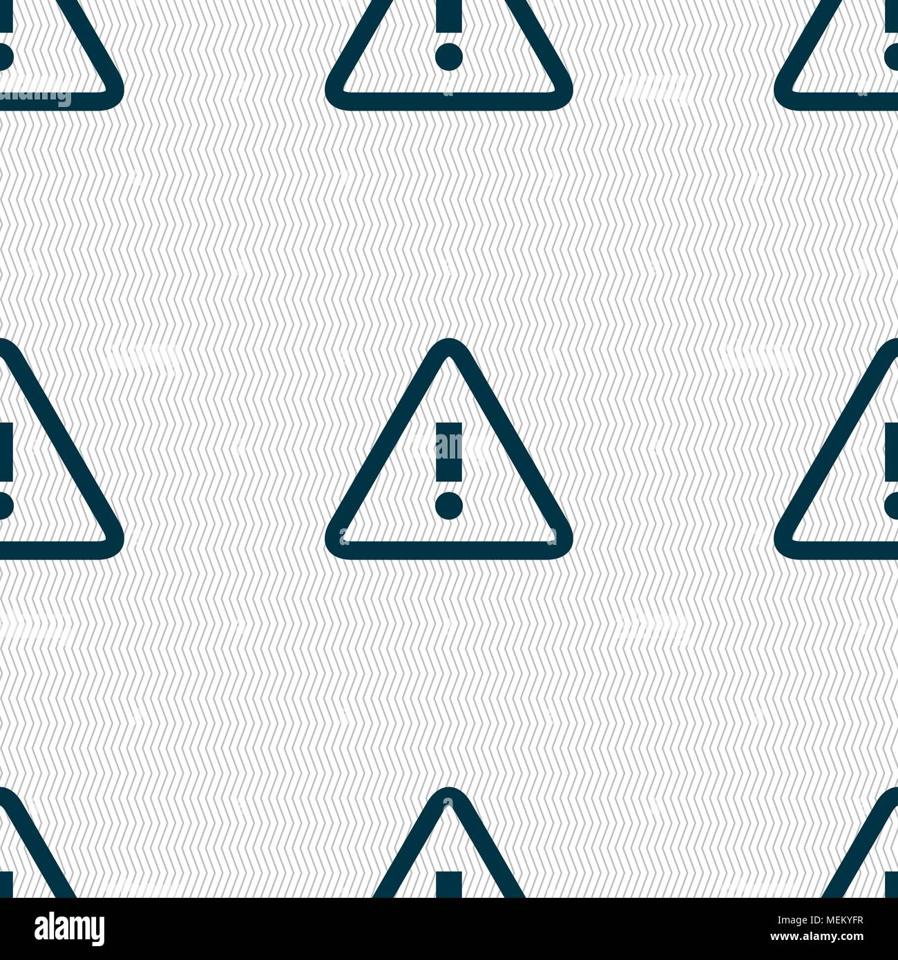 Attention caution sign icon. Exclamation mark. Hazard warning symbol ...