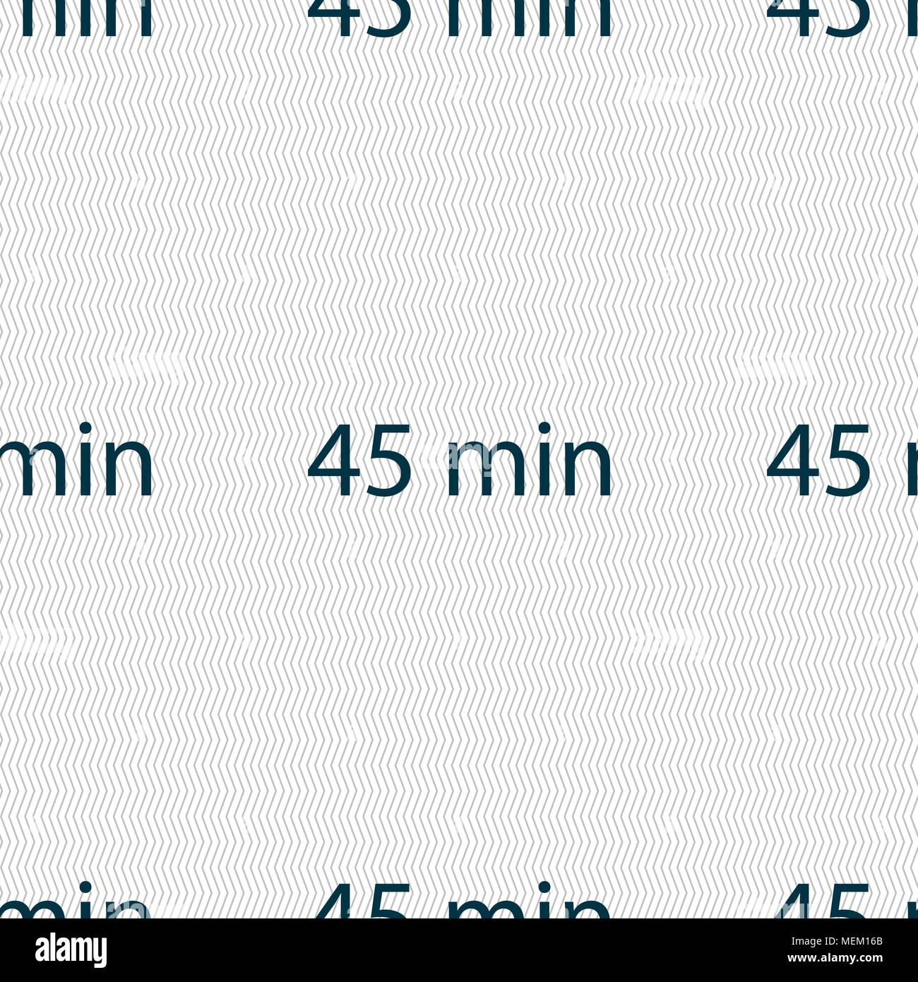 45 Minutes Sign Icon Seamless Abstract Background With Geometric 45-minutes-sign-icon-seamless-abstract-background-with-geometric