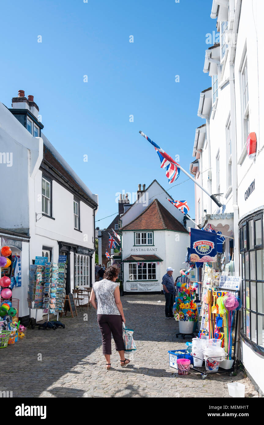 Quay Street, Lymington Quay, Lymington, Hampshire, England, United Kingdom Stock Photo