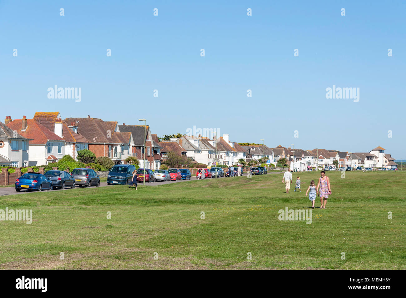 Property green housing landscape coastal view barton on sea bart hires