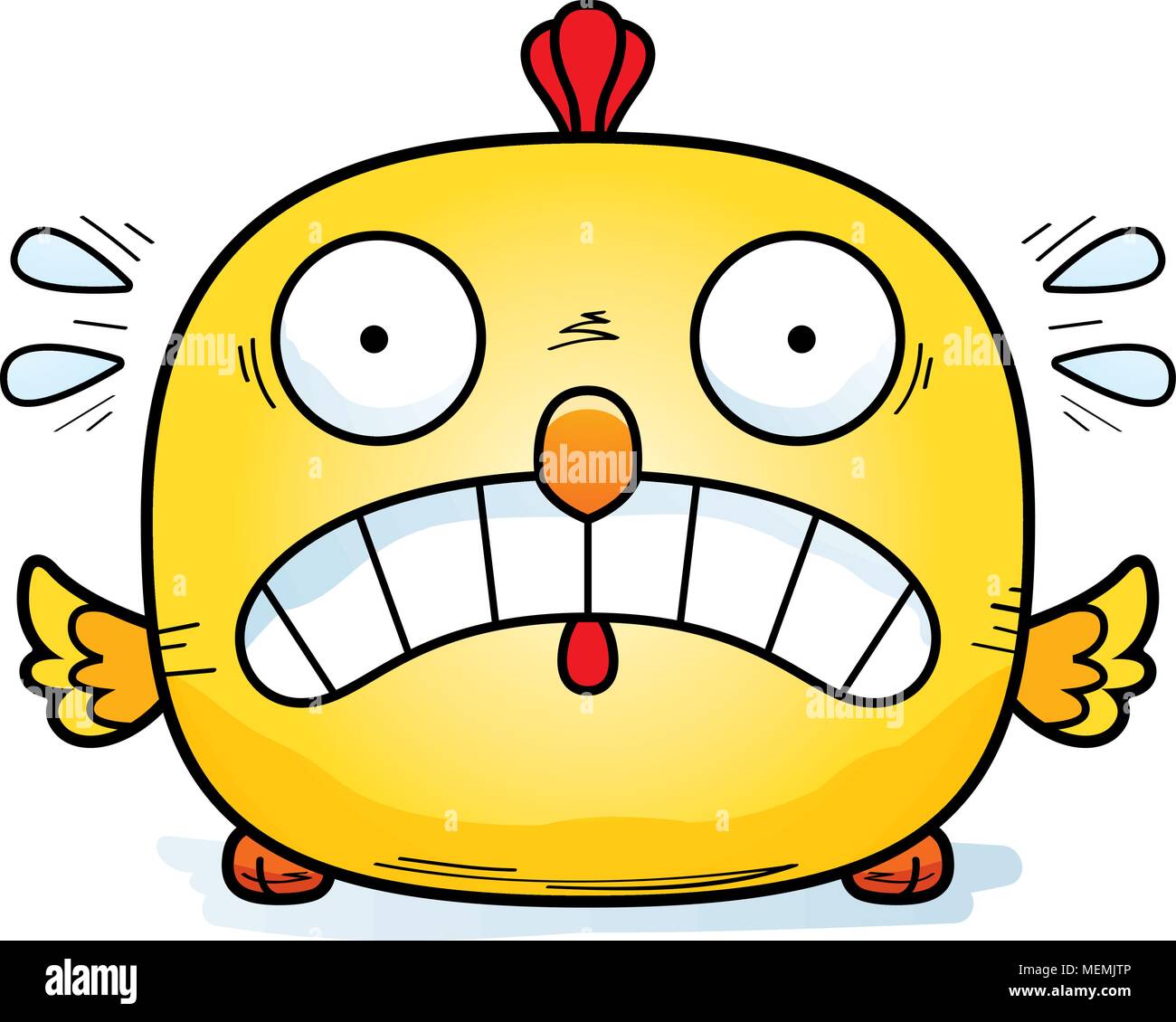 A cartoon illustration of a chicken looking scared Stock Vector Image & Art - Alamy A cartoon illustration of a chicken looking scared Stock Vector Image & Art - Alamy