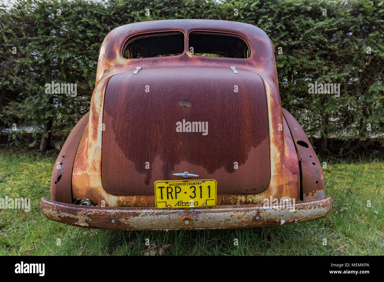 rusty old car Stock Photo