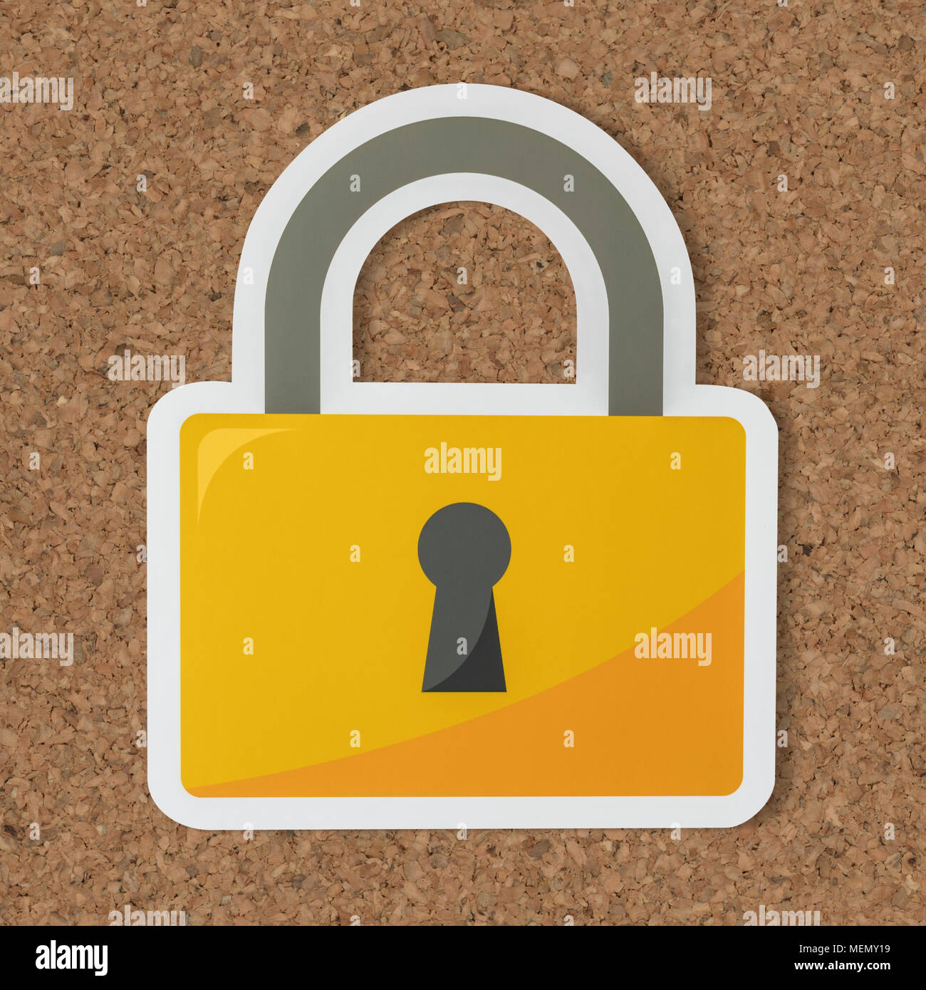 Security lock icon hi-res stock photography and images - Alamy